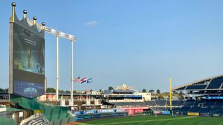 Pirates vs. Royals, 7:40 p.m., Eastern taken in Kansas City, Mo. (Live coverage). Photo by DEJAN KOVACEVIC / DKPS
